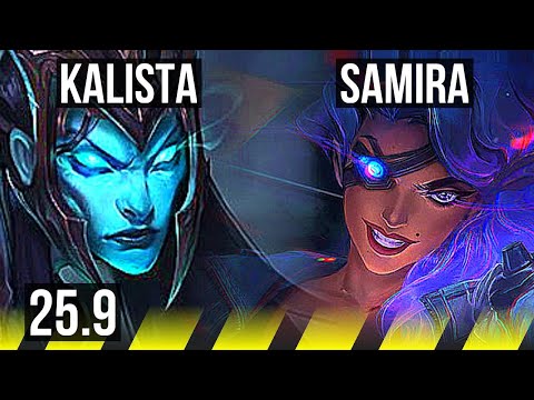 KALISTA & Lulu vs SAMIRA & Nautilus (ADC) | 67% winrate, Legendary | EUW Diamond | 25.9