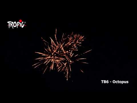 TB6 - Octopus - TROPIC Fireworks, Fajerwerki, Feuerwerk, Vuurwerk, Feu d'artifice