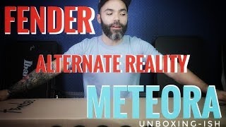 Video thumbnail for Fender Alternate Reality Meteora HH Unboxing - Well I Think by Gio Meléndez