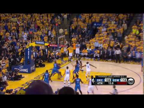 Anthony Morrow's Crazy Shot   Thunder vs Warriors   Game 5   May 26, 2016   2016 NBA Playoffs
