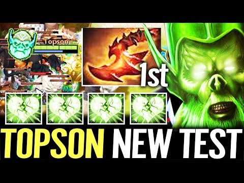 🔥 TOPSON Necrophos NEW TEST MID — Overwhelming Blink -3% MAX HP/SEC Cancer Burn Dota 2 Pro