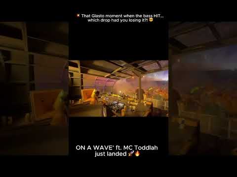 🌊 ON A WAVE feat. the amazing MC Toddlah, This hit Glasto -HARD!