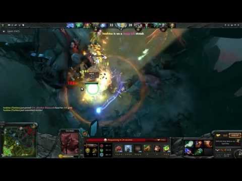 [Zai and Puppey] Techies, Wisp Relocate suicide at enemy fountain!