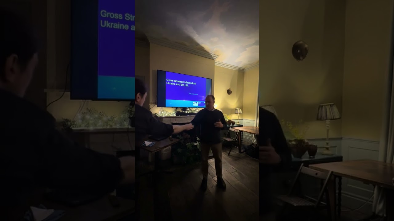 The disaster of Ukraine: Europe, Habit and Hubris — with Dr Frank Ledwidge