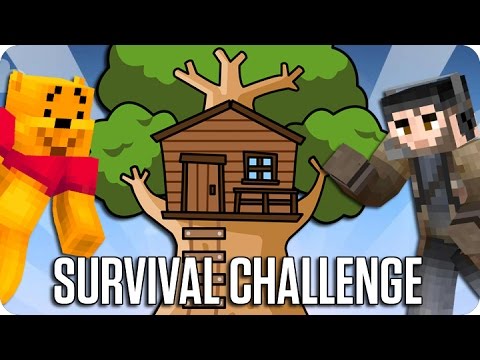 SURVIVAL CHALLENGE (100% IMPOSIBLE XD) SKY WARS | Minecraft Con Luh