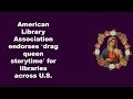 American Library Association Endorses Drag Queen Storytime