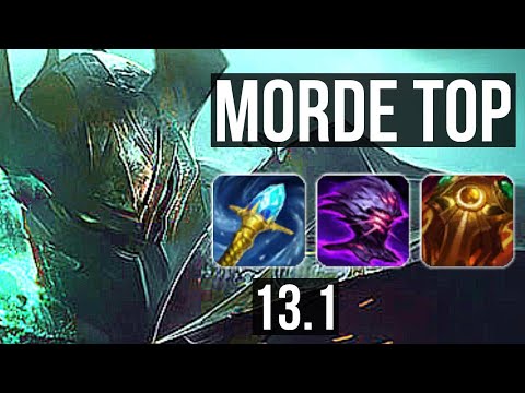 MORDEKAISER vs JAYCE (TOP) | 9/1/5, 7 solo kills, 400+ games | KR Diamond | 13.1