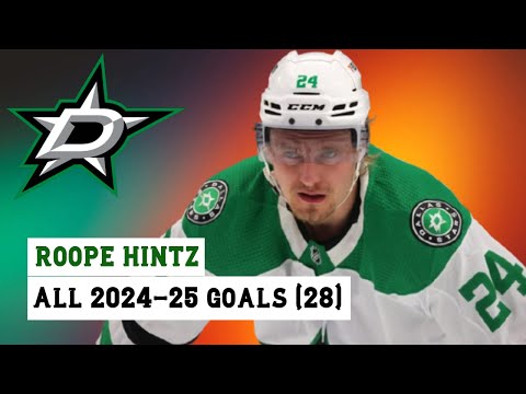 Roope Hintz (#24) All 28 Goals of the 2024-25 NHL Season