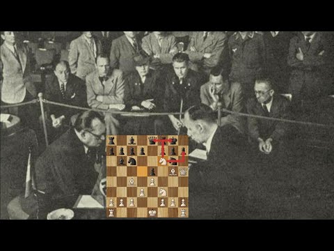 10 MOVES BRILLIANCY!! Alekhine Vs Cassio 1944