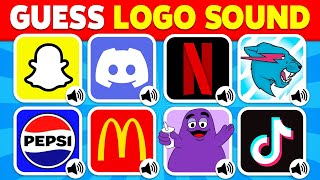 Guess the Logo by its Sound 🔥🔊 Netflix, McDonald's, Tiktok, Squid Game, Mario | Logo Quiz 2025
