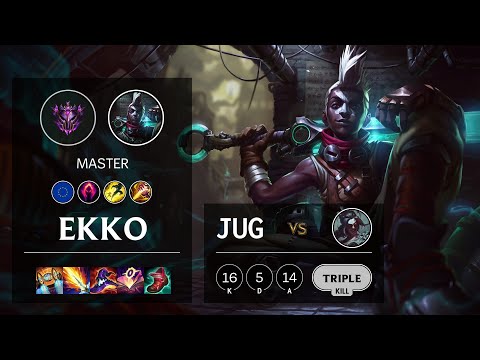 Ekko Jungle vs Kayn - EUW Master Patch 11.9