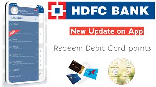 HDFC Bank mobile app new update | Debit card cashback redeem