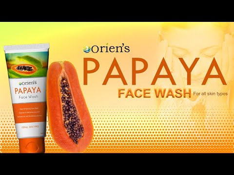 Herbal papaya face wash oriens, age group: adults, packaging...