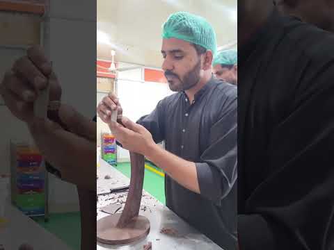 chef nazim making chocolate model making chocolate aeroplane ✈️  #cake #karachi #pakistan #foryou
