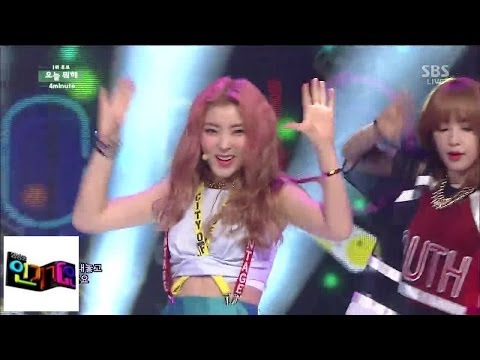 [4minute] What are you doing today @ Inkigayo 140330