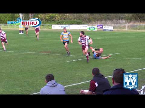 2017 NHRU Round 12 Prem 2 Highlights   Southern Beaches v Newcastle University