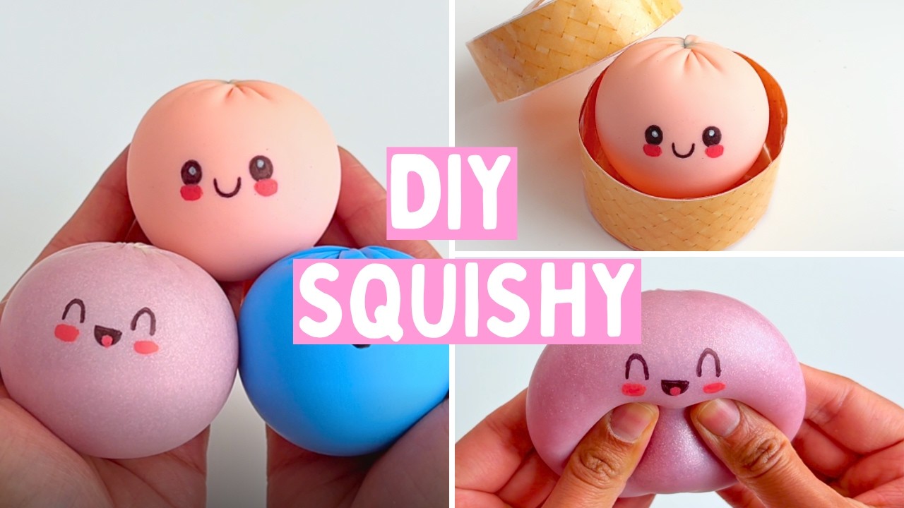 I Made 3 Viral TikTok Dumpling Squishies! 🥟