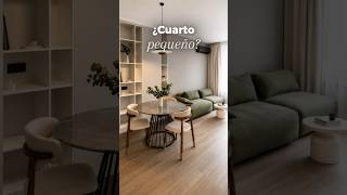 ¿Cuarto pequeño? Este SECRETO de pintura lo soluciona #hogar #decoraciondeinteriores #homedecor