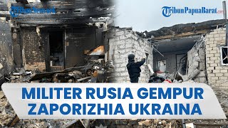 Zaporizhzhia Ukraina Dihantam Serangan Udara Rusia, Bangunan Hancur hingga Ekskavator Terbakar