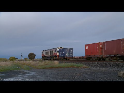 SCT 7922V Dooen To Melbourne Container Train - PoathTV Australian Railways