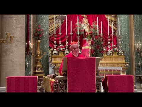 Palm Sunday - homily by Card. Angelo Comastri