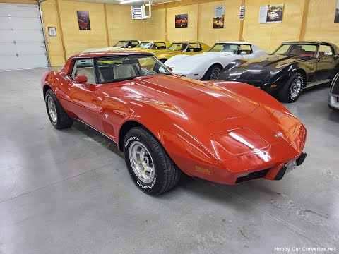 1979 Red L82 Corvette T Top Video