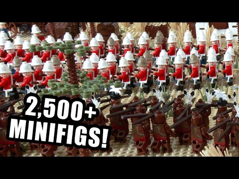 Huge LEGO Battle of Isandlwana 1879 (Anglo-Zulu War)