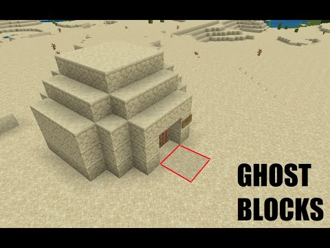 Minecraft Education Tutorial (And Bedrock) | Ghost Blocks