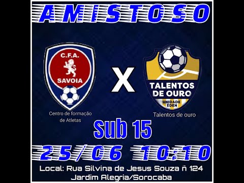 1° tempo - Cfa Savoia x Talentos de Ouro