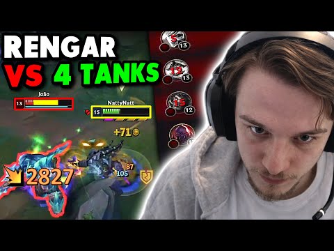 Playing Rengar vs a FRONTLINE enemy team