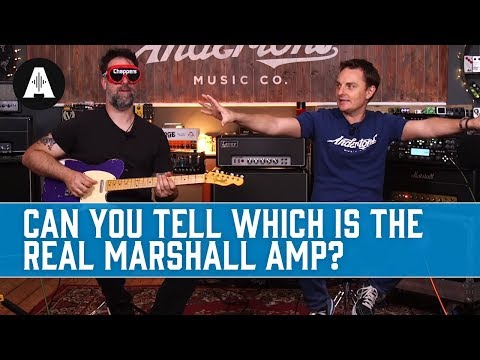 Can you tell which is the REAL Marshall amp?