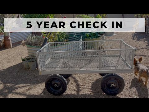 Gorilla Carts Steel Utility Cart, Yard and Garden Wagon | Overview & Demo