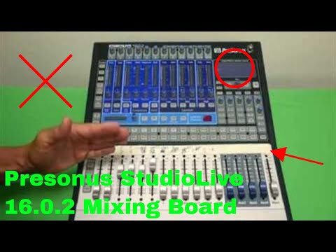 ✅  How To Use Presonus StudioLive 16.0.2 Mixing Board Review