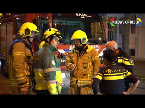 Zeer grote brand verwoest woning Gerdesiaweg Rotterdam 22-03-19