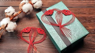 VALENTINE`S DAY GIFT WRAPPING IDEAS | LOVE HEART GIFT PACKING | I.Sasaki Original