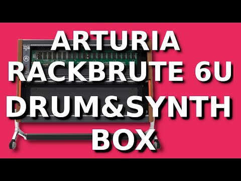 Arturia RackBrute 6U Eurorack Modular Powered Case 2022 - Present - Black image 20