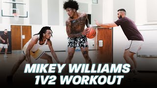 Mikey Williams 1v2 Workout With NBA Skills Coach Ryan Razooky