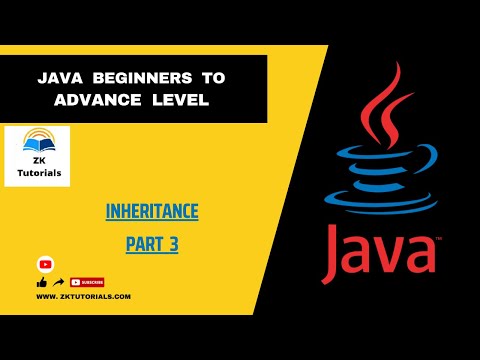 32 Inheritance Part 3 In Java Java Tutorials For Beginners