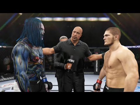 UFC 2 - Khabib vs. Scary Predator - Crazy UFC 👊🤪