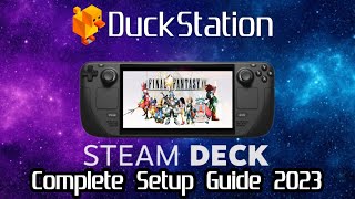 DUCKSTATION Steam Deck/EmuDeck Setup Guide + BEST Video Settings #steamdeck #duckstation #emulator