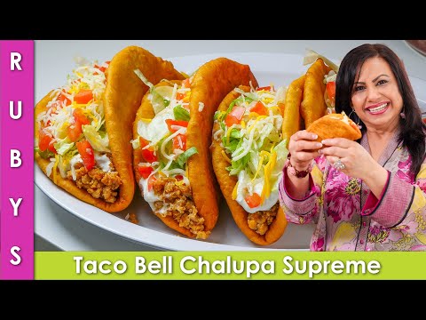 Zoey's Favorite Iftar Taco Bell Chalupa Supreme Recipe in Urdu Hindi - RKK