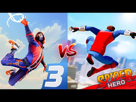 Spider Fighter 3 🆚 Spider Fighting Hero Game | Full Comparison | Who Is The Best Game Ever!