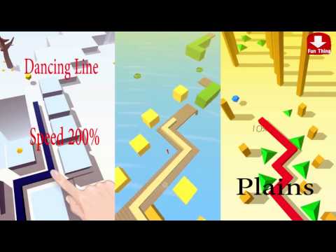 Dancing Line All Stages - Piano,Winter,Plains,Storm,Desert,Autunm,Chaos - speed 200%