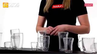 Bodum Набор стаканов Pavina 2 шт x 80 мл (4557-10) - відео 2