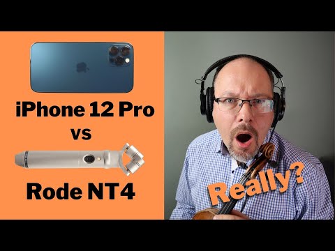 Can an iPhone 12 Pro Sound As Good as The Rode NT4? - Audio Sound Test!