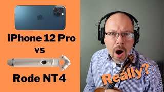 Video thumbnail for Can an iPhone 12 Pro Sound As Good as The Rode NT4? - Audio Sound Test! by The Violin Tech