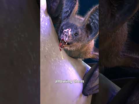 How Vampire Bats Suck Human Blood 😨