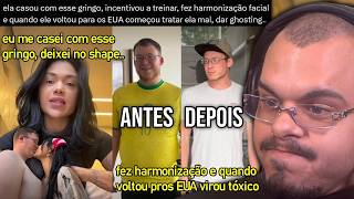 CASOU COM GRINGO FEIO, DEIXOU ELE BONITO E TOMOU UM PÉ NA BUNDA