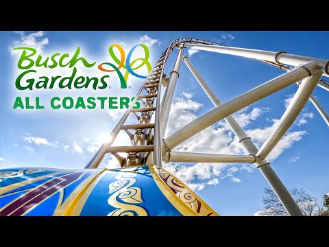 ALL Busch Gardens Williamsburg Roller Coasters [2022 INCLUDES PANTHEON]