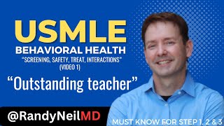 Download lagu USMLE STEP 1, 2 CK: BEHAVIORAL HEALTH - SCREENING, SAFETY, TREAT, INTERACTIONS mp3 Download lagu USMLE STEP 1, 2 CK: BEHAVIORAL HEALTH - SCREENING, SAFETY, TREAT, INTERACTIONS mp3
